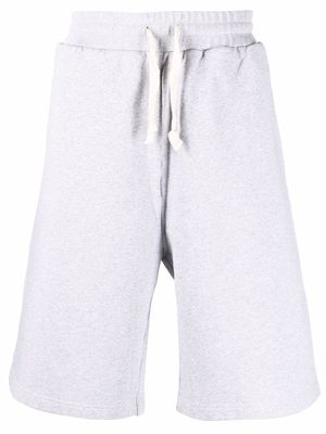 Studio Nicholson melange-effect cotton shorts - Grey