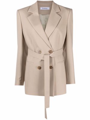 Rodebjer wool-blend double-breasted coat - Neutrals