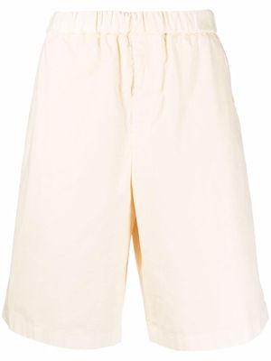 Jil Sander elasticated-waistband knee-length shorts - Neutrals
