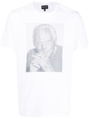 Giorgio Armani Giorgio Armani photo T-shirt - White