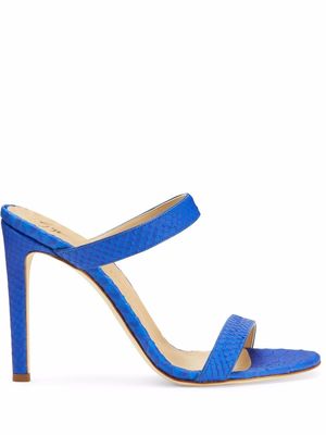 Giuseppe Zanotti Calista slip-on heeled sandals - Blue
