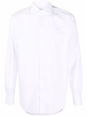 D4.0 long-sleeve cotton shirt - White