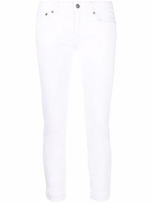 DONDUP cropped denim jeans - White