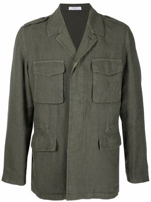Boglioli safari-style linen jacket - Green
