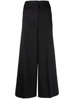 MM6 Maison Margiela high-waisted wide leg trousers - Black