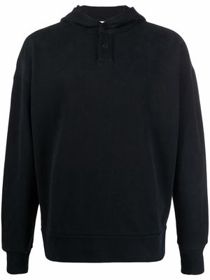 Z Zegna logo-print hoodie - Black