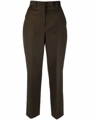Agnona high-waist tailored trousers - Brown