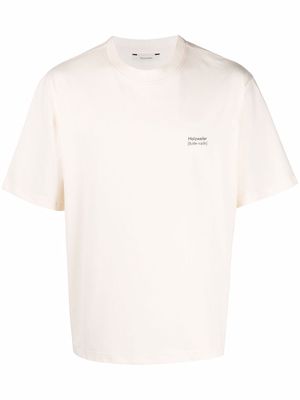 Holzweiler logo-print short-sleeve T-shirt - Neutrals