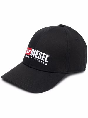 Diesel Corry-Div logo-embroidered cap - Black