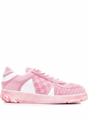 Gcds multi-panel lace-up sneakers - Pink