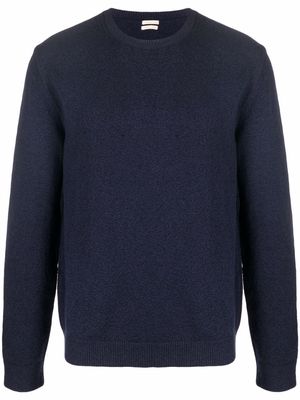 Massimo Alba round neck knit jumper - Blue