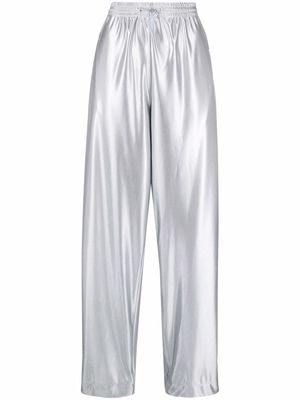 Khrisjoy wide-leg track pants - Silver