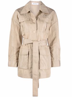 Rodebjer belted trench coat - Neutrals