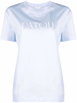 Patou logo-print T-shirt - Blue