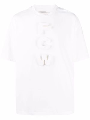 Feng Chen Wang logo-embossed cotton T-shirt - White
