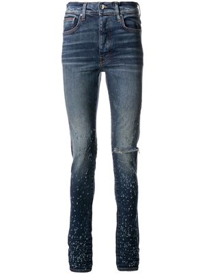 AMIRI distressed-effect skinny jeans - Blue