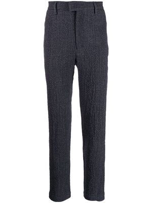 Emporio Armani slim-fit blouson trousers - Blue