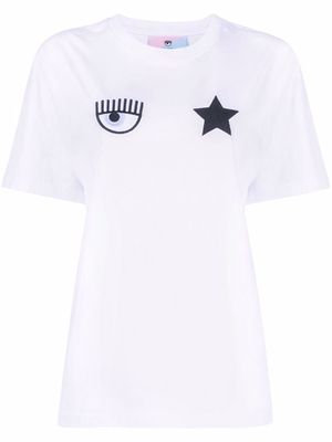 Chiara Ferragni logo-print T-shirt - White