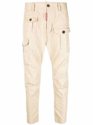 Dsquared2 panelled cargo-pocket trousers - Neutrals