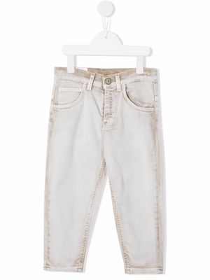 DONDUP KIDS mid-rise straight-leg jeans - Grey