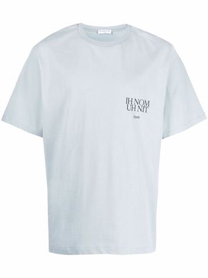 Ih Nom Uh Nit graphic-print logo T-shirt - Blue