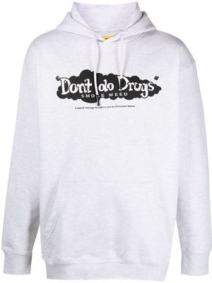 MARKET Don't do Drugs print hoodie - Grey