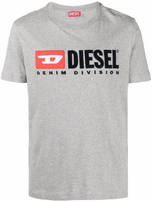 Diesel embroidered-logo cotton T-shirt - Grey