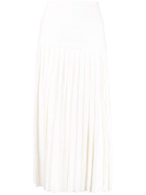 Gabriela Hearst wool Rado pleated skirt - White