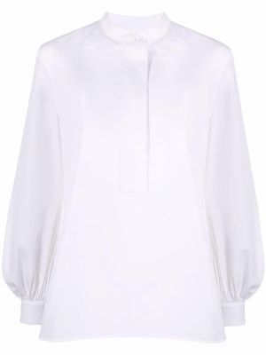 Jil Sander bib-panel shirt - White