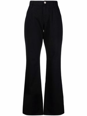 Raf Simons high-waisted flared jeans - Black