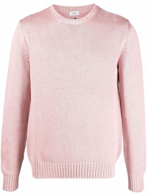ETRO cotton-blend knitted jumper - Pink