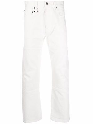 Etudes high-rise straight-leg jeans - White