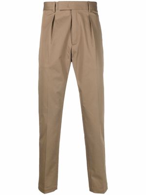 Pt01 concealed-fastening trousers - Green