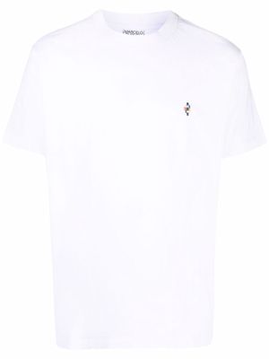 Marcelo Burlon County of Milan logo embroidered T-shirt - White