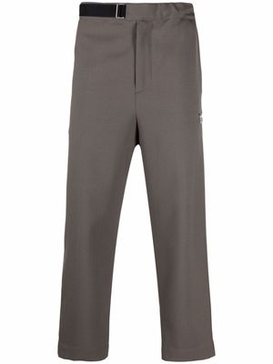 OAMC straight-leg belted trousers - Grey