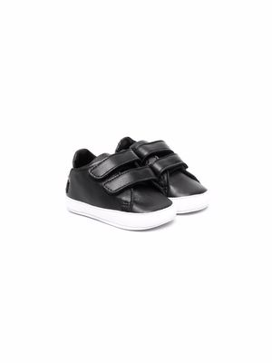 Balmain Kids touch-strap fastening sneakers - Black