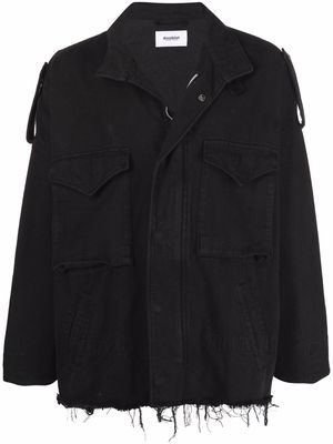 Doublet twill military blouson jacket - Black