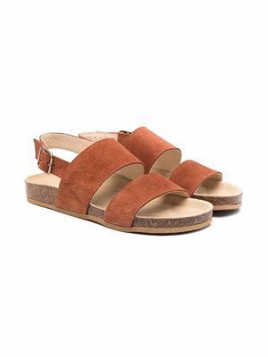 Bonpoint Agostino leather sandals - Brown