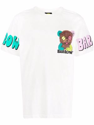 BARROW logo crew-neck T-shirt - White