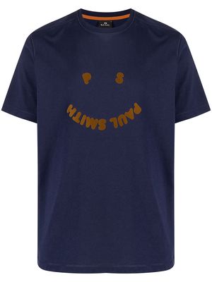 PS Paul Smith logo-print cotton T-shirt - Blue