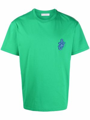 JW Anderson Anchor logo-patch T-shirt - Green