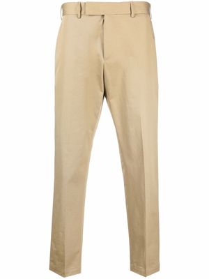 PT TORINO feather-charm straight-leg chino trousers - Neutrals