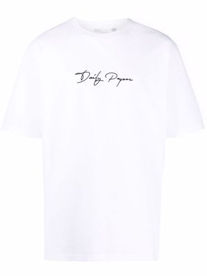 Daily Paper Escript embroidered logo T-shirt - White