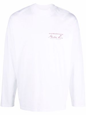 Martine Rose cotton logo-print T-shirt - White
