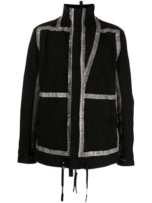 Boris Bidjan Saberi reversible metallic trim zipped jacket - Black