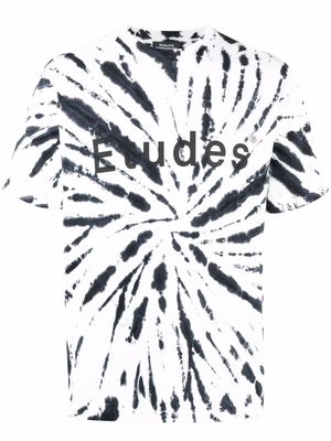 Etudes Wonder tie-dye organic cotton T-shirt - White