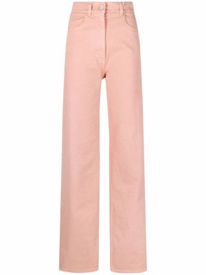 Nº21 high-waisted wide-leg trousers - Pink