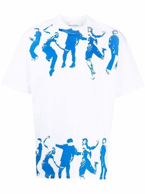 Neil Barrett Dancers printedT-shirt - White