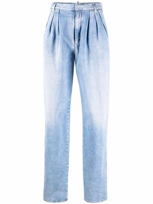 Dsquared2 high-waisted boxy jeans - Blue