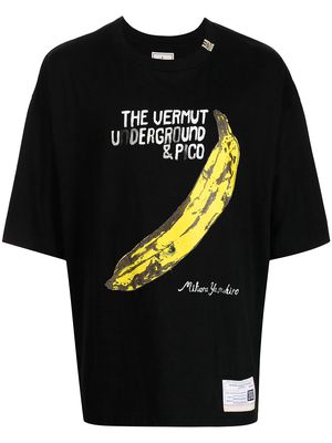 Maison Mihara Yasuhiro The Velvet Underground-print T-shirt - Black